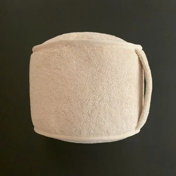 Das BaumwollnestⓇ Das BaumwollnestⓇ - Sitzsack / Meditationskissen, Naturweiß, – Produktbild 1 von 4