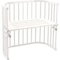 Babybay Babybay Babybay Original, Buche massiv, weiß lackiert Liegefläche 81 x 43 cm – Produktbild 1 von 1