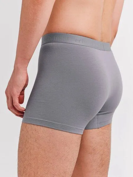 erlich textil erlich textil Casual Cotton Pants, enge Boxershorts aus Bio-Baumwolle, made in Europe, Steingrau, – Produktbild 6 von 6