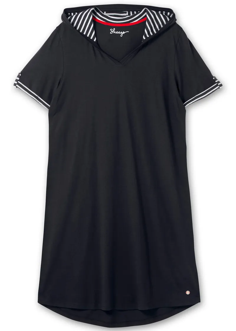 sheego Freizeitkleid, Tiefblau, – Produktbild 1 von 2