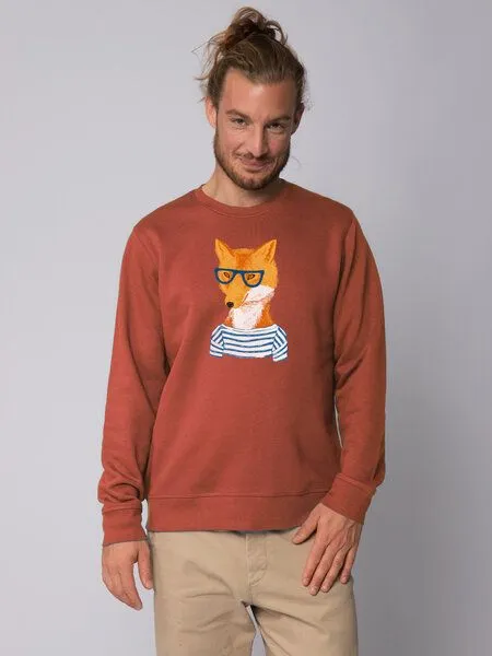watapparel watapparel Sweatshirt Unisex Fuchs, Heritage brown, – Produktbild 2 von 4