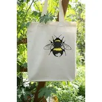 Hirschkind Hirschkind Bio-Fashion-Bag "Erdhummel" - handbedruckt – Produktbild 1 von 1