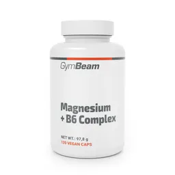GymBeam GymBeam Magnesium + B6-Komplex 120 Kapseln – Produktbild 1 von 1