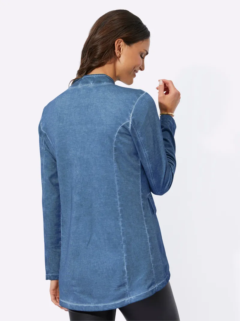 Witt Sweatjacke, Jeansblau, – Produktbild 2 von 2