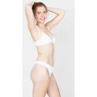erlich textil erlich textil Merle bügelloses Bustier mit Spitzenbund aus weichem Modal, made in Europe, Ecru, – Produktbild 1 von 1