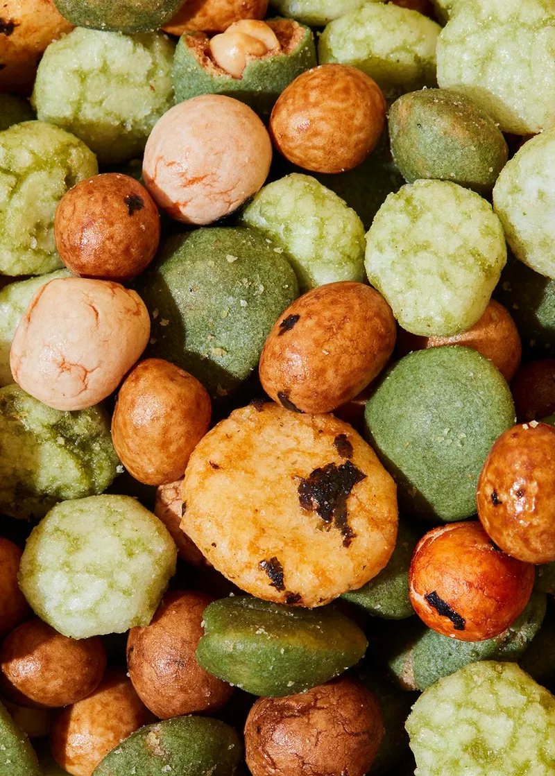 KoRo Reisgebäck Mix Erdnuss-Wasabi 700 g – Produktbild 1 von 5