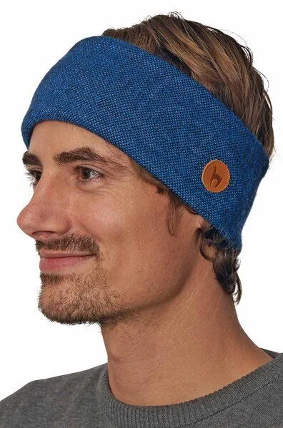 Apu Kuntur Apu Kuntur Stirnband aus Alpaca und Wolle - ALPACA SPORT, Blau, – Produktbild 2 von 2