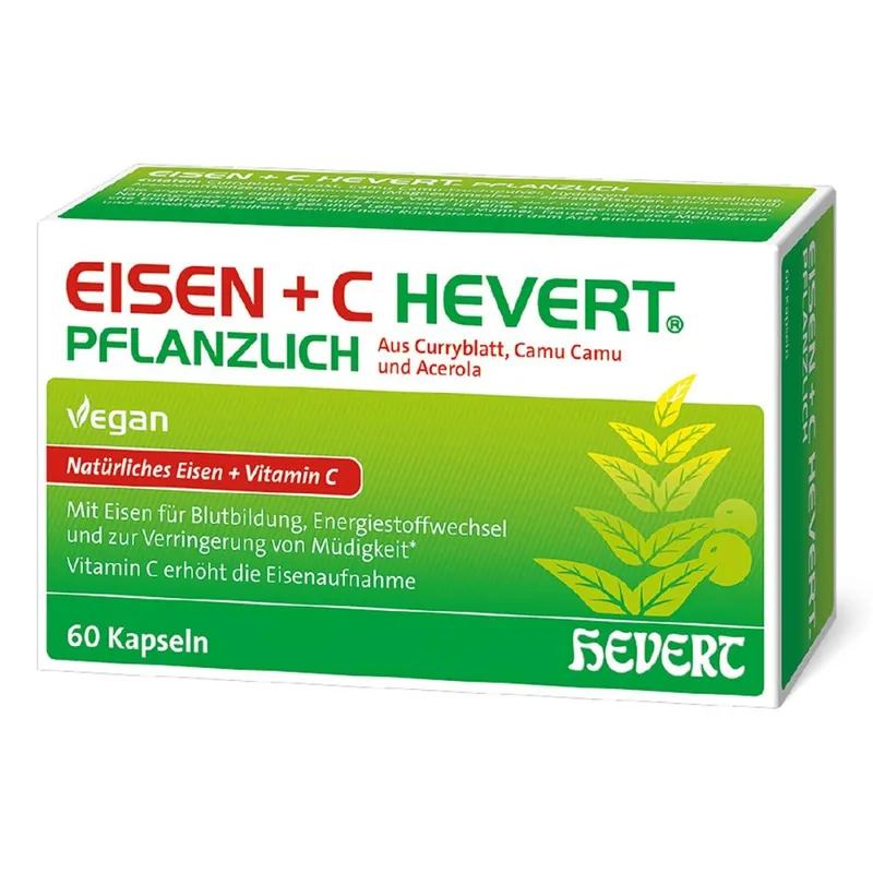 HEVERT Eisen+C Hevert Pflanzlich Kapseln – Produktbild 1 von 1