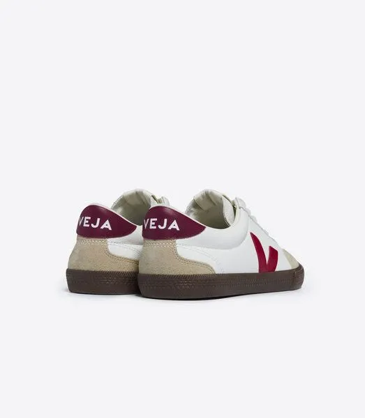 Veja Veja Sneaker Damen - Volley Leather, Weiß (white pekin bark), – Produktbild 3 von 3