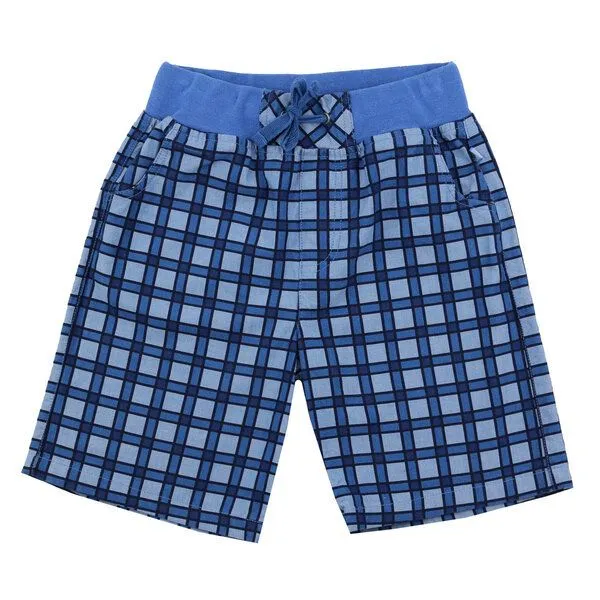 Enfant Terrible Enfant Terrible Kinder Shorts Karo, Blue/light sky, – Produktbild 1 von 2