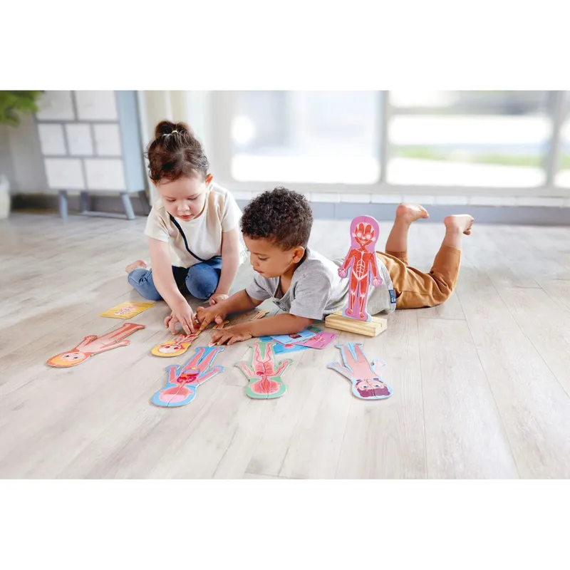 Hape Hape Magnetisches Puzzle - Menschlicher Körper, Mehrfarbig, – Produktbild 2 von 3