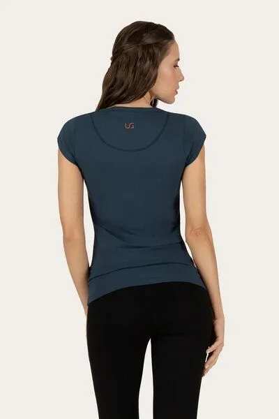 Urban Goddess Urban Goddess Zefira Yoga Tee, Orion (blau), – Produktbild 3 von 4