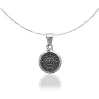pakilia pakilia Silber Kette Aztekenkalender Fair-Trade und handmade – Produktbild 1 von 1
