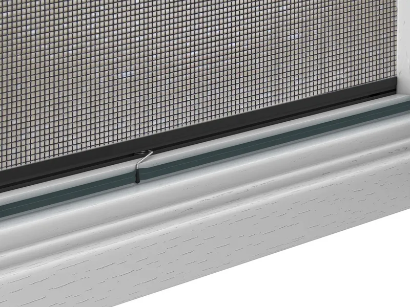 hecht international Insektenschutz-Fensterrahmen MASTER SLIM, Grau, – Produktbild 4 von 8