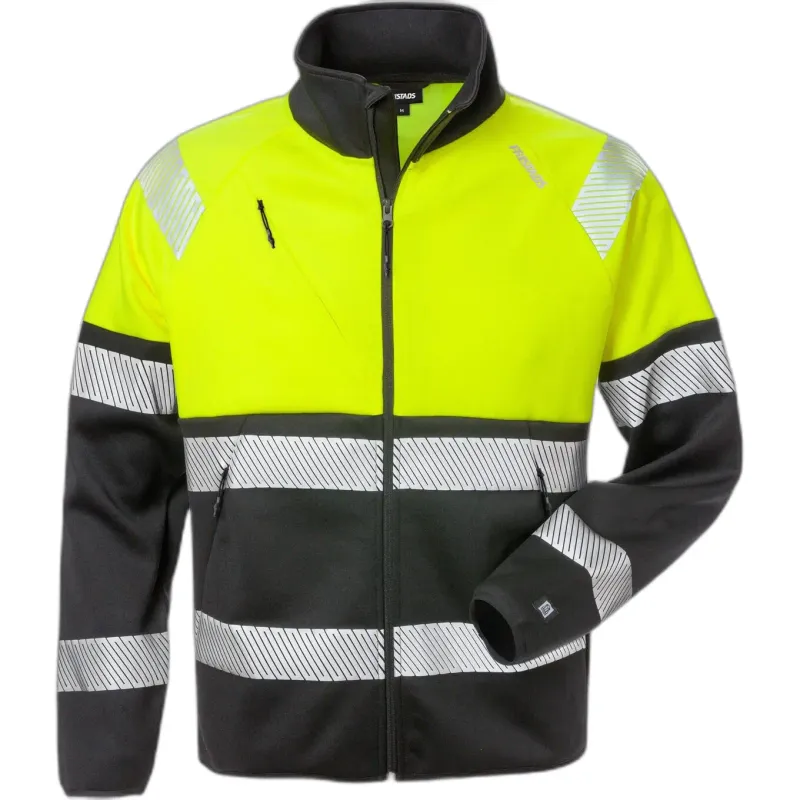 Fristads Hochsichtbarer Sweatshirt Klasse 1 Fristads 4517 SSL, Jaune, – Produktbild 1 von 2