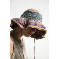 KnitToChange KnitToChange Handgehäkelte Bucket Hat mit breiter Krempe – Multicolor – Produktbild 1 von 1
