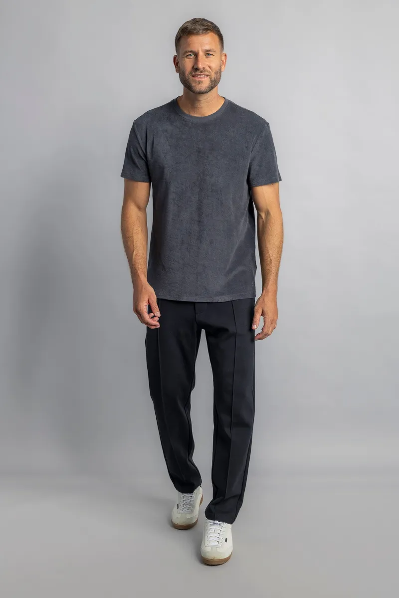 DIRTS DIRTS Herren vegan T-Shirt Terry Charcoal, Dunkelgrau, – Produktbild 1 von 2