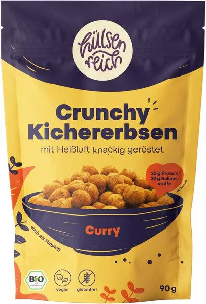 Hülsenreich Hülsenreich Bio Crunchy Kichererbsen Curry – Produktbild 2 von 4