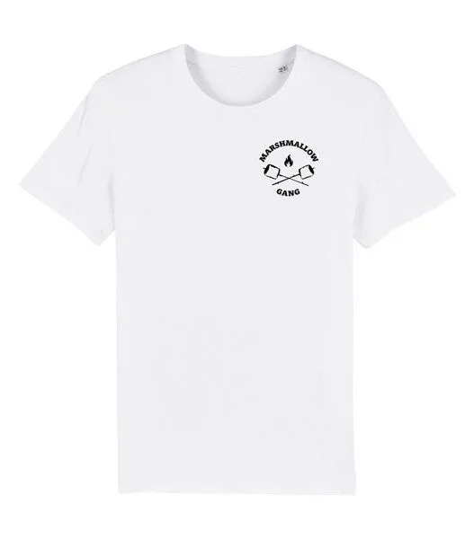 päfjes Marshmallow Gang - Brust Motiv - päfjes Fair Wear Männer T-Shirt - White – Produktbild 1 von 3