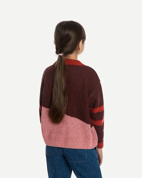 MATONA Matona Pullover | Easy Sweater | aus Wolle und Baumwolle | GOTS-zertifiziert, Rose multi, – Produktbild 2 von 4
