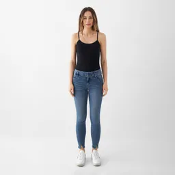 DAWN Damen Jeans SUN UP Powerstretch Design Details DAWN Bio-Baumwolle – Produktbild 1 von 1