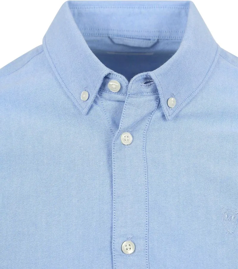 KnowledgeCotton Apparel KnowledgeCotton Apparel Hemd Melange Hellblau - Größe XXL, Blau, – Produktbild 3 von 5
