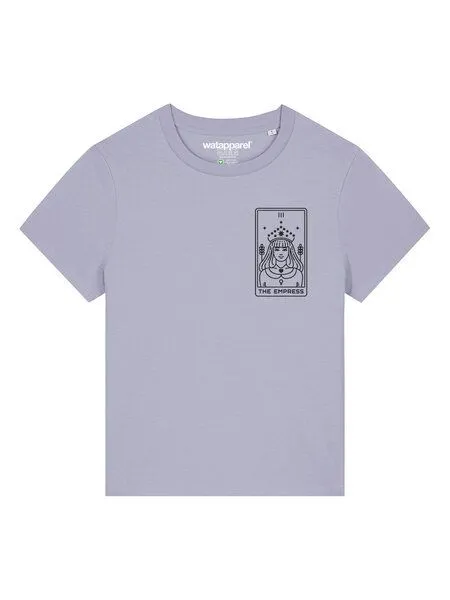 watapparel watapparel T-Shirt Frauen Tarot The Empress, Lavender, – Produktbild 2 von 3
