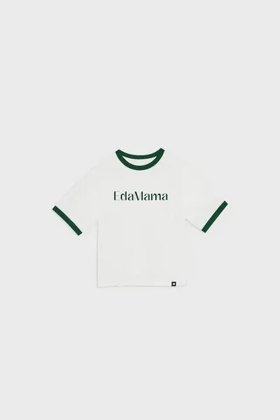 New Orchard New Orchard Vegan T-shirts, Weiß und grün, – Produktbild 3 von 4