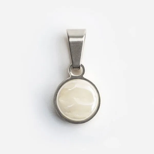 ALEXASCHA ALEXASCHA Kettenanhänger aus Glas | Mix & Match Charms, Silver, – Produktbild 1 von 8