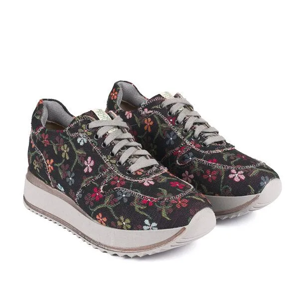 Risorse Future Risorse Future Asia Damensneaker Blümchen Black – Produktbild 2 von 3