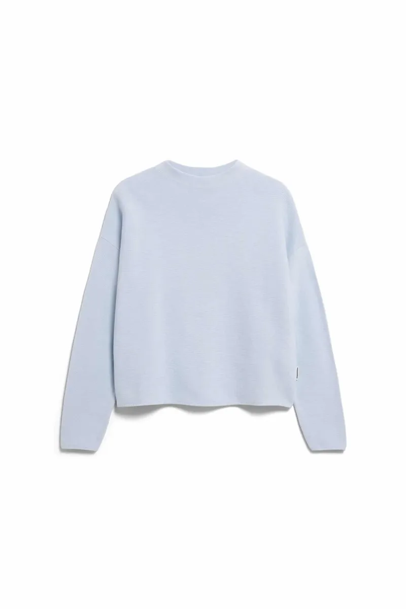ARMEDANGELS ARMEDANGELS Damen vegan Pullover Merinaa Links Blau, Hellblau, – Produktbild 1 von 1