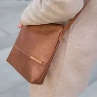 BOWLEANIES TASCHEN BOWLEANIES TASCHEN Umhängetasche aus Lederfaserstoff – Produktbild 1 von 1
