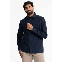 MELA Twill Hemd ASHUTOSH | von MELA | Fairtrade & GOTS zertifiziert, Navy, – Produktbild 1 von 1
