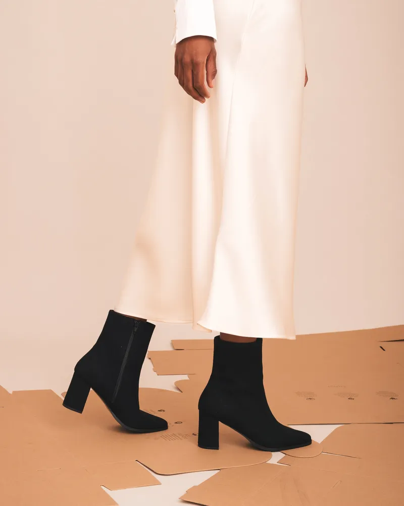 NAE NAE Damen vegan Stiefel Hina Schwarz, Schwarz, – Produktbild 1 von 2