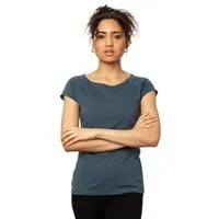 FellHerz FellHerz Damen T-Shirt Bio & Fair & Vegan, Graublau, – Produktbild 1 von 2