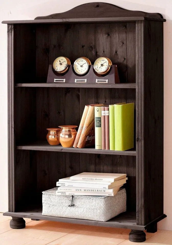 OTTO home Regal Mette, aus massivem Kiefernholz, in unterschiedlichen Größen und Farben, Beige|braun, – Produktbild 5 von 5