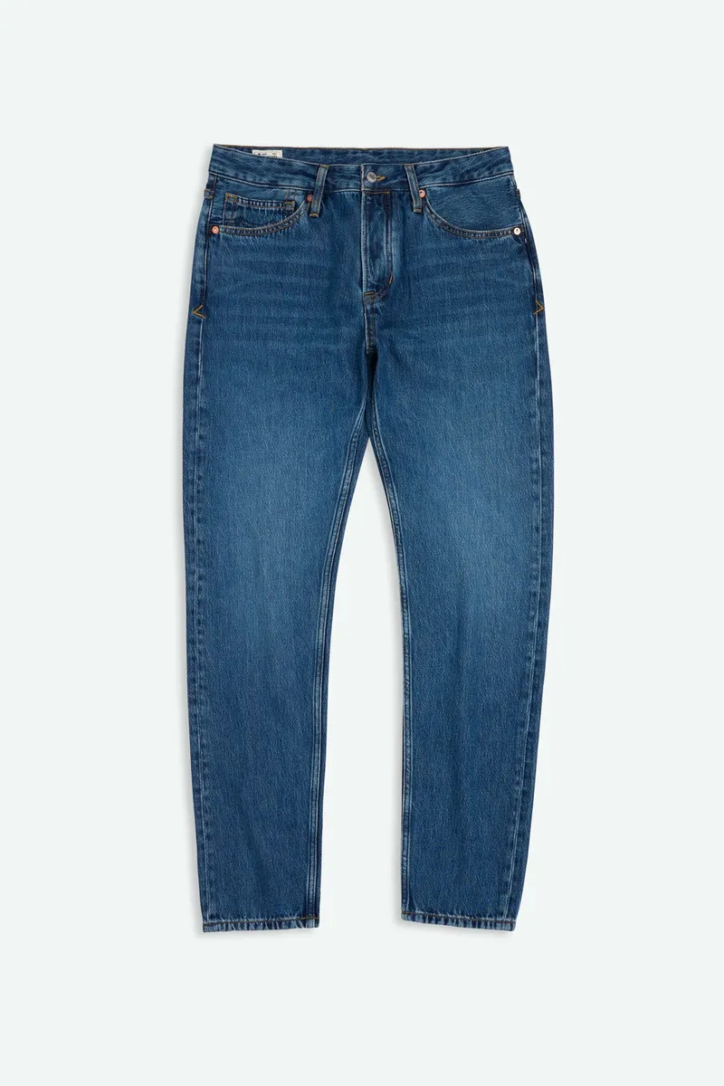 Kings Of Indigo Kings of Indigo Herren vegan Jeans Jerrick Lewisboro Mid Faded Blau, Dunkelblau, – Produktbild 2 von 2