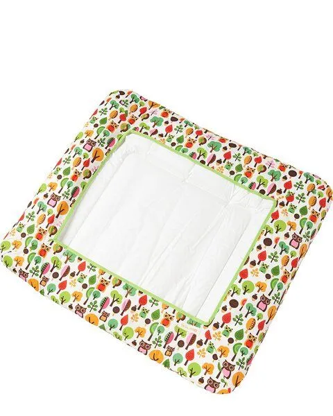 Millemarille Millemarille Wickelauflage 85x75 cm ERSATZBEZUG, Modern owls pink (eule), – Produktbild 2 von 5
