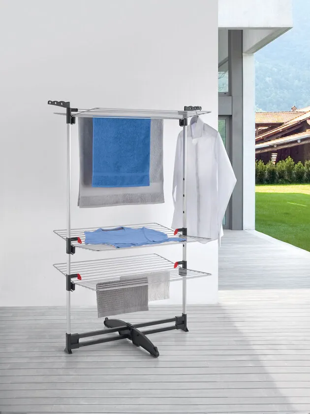 Metaltex Metaltex Turm-Wäscheständer "Ciclone Vario", 3 Etagen – Produktbild 5 von 8