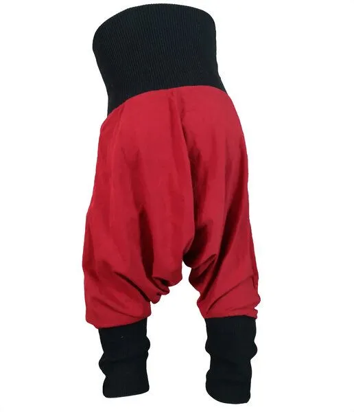 liebewicht liebewicht Jersey Yogahose Sarouelhose Pumphose nach Wahl, Rot/schwarz, – Produktbild 2 von 4