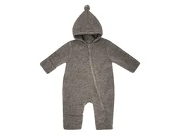 Maximo Baby Overall, Wollfleece braunmeliert Gr. 50/56 – Produktbild 1 von 1