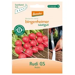 Bingenheimer Saatgut Radieschen-Saatband Rudi GS – Produktbild 1 von 1