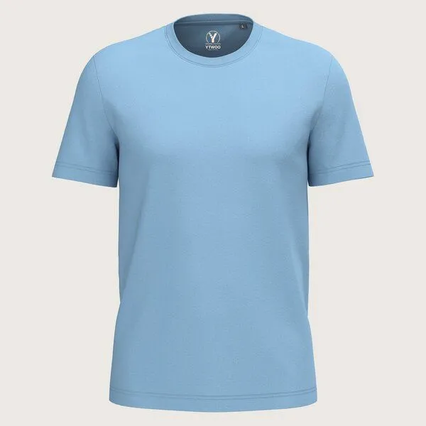 YTWOO YTWOO Regular Herren T-Shirt Light, Sky blue, – Produktbild 1 von 2