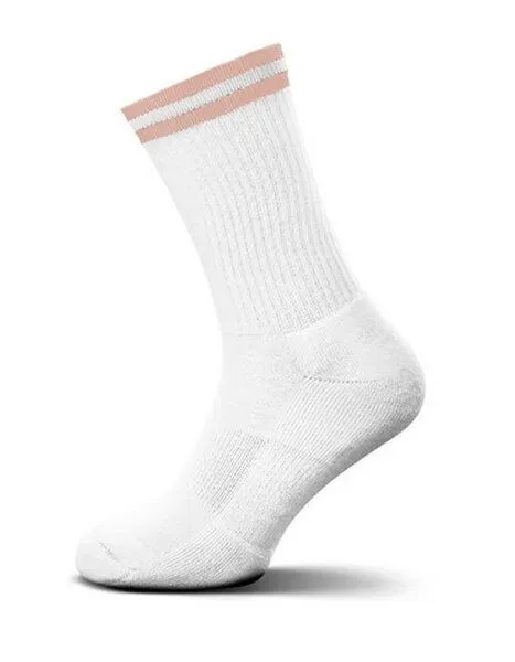 MR. SOCKS MR. SOCKS Tennissocken Kontrast von der Marke MR.SOCKS, Weiss/pfirsich, – Produktbild 1 von 1