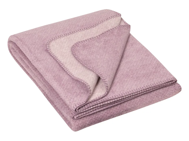 Richter Textilien Richter Textilien Babydecke Bio-Baumwolle melange Maße 75 x 100 cm, Rosa, mehrfarbig, – Produktbild 1 von 2