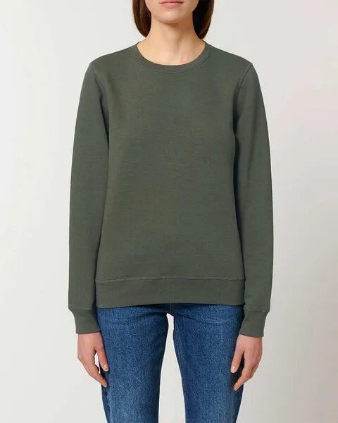 YTWOO YTWOO Unisex Sweatshirt | fairtrade & ökologisch, Khaki, – Produktbild 3 von 4