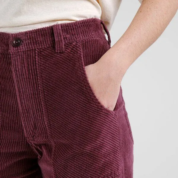 Dedicated DEDICATED Cord Hose Vara Corduroy, Rot (fig red), – Produktbild 2 von 2
