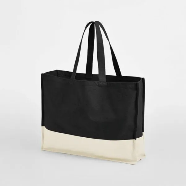 Westford Mill Westford Mill Tragetasche 52 x 38,5 x 16 cm, Schwarz/natur, – Produktbild 1 von 2