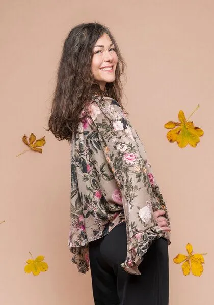 Atelier SNOW Atelier SNOW Bluse Rosalie aus LENZING ECOVERO Viscose-Satin – Produktbild 2 von 2