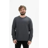 MELA MELA Strickpullover Style CHARUN aus 100% Bio-Baumwolle, Anthrazit melange, – Produktbild 1 von 1